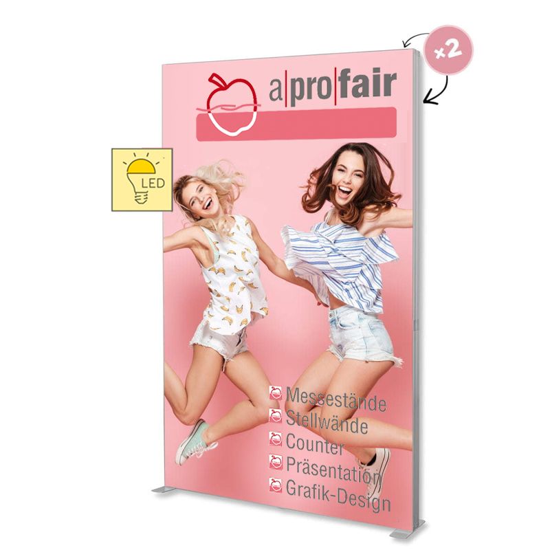 Lumix 200, SEG Rahmensystem mit LED-Beleuchtung